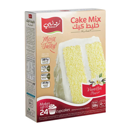 ZIDNEE VANILLA CAKE MIX 500gm