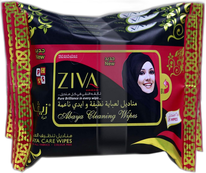 ZIVA ABAYA CLEANING WIPES 3x25pc