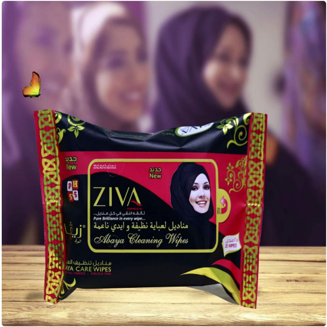 ZIVA ABAYA CLEANING WIPES 3x25pc