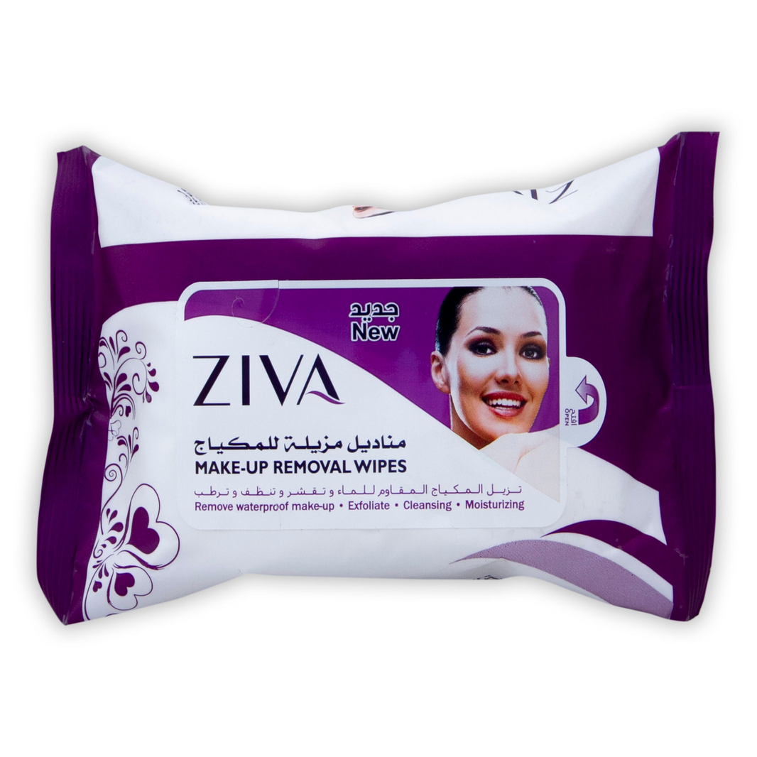 ZIVA MAKEUP REMOVAL WIPES 2x25pc