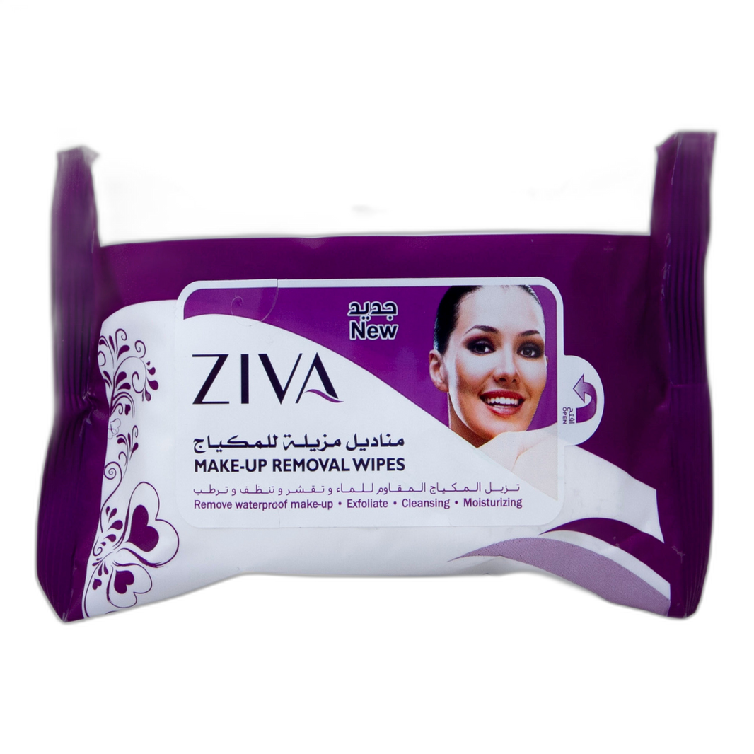 ZIVA MAKEUP REMOVAL WIPES 2x25pc