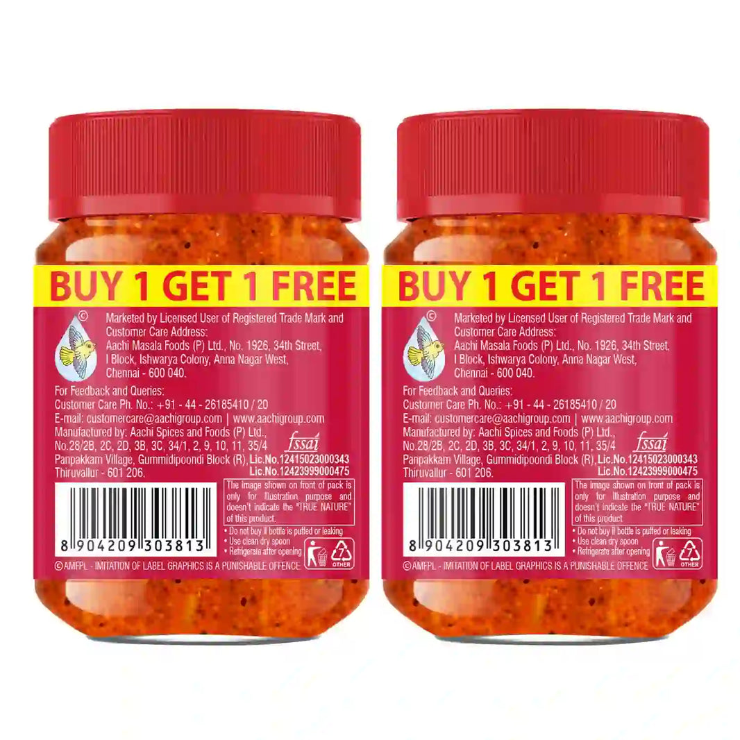 Aachi Mixed Vegetable Pickle Medium, 200g