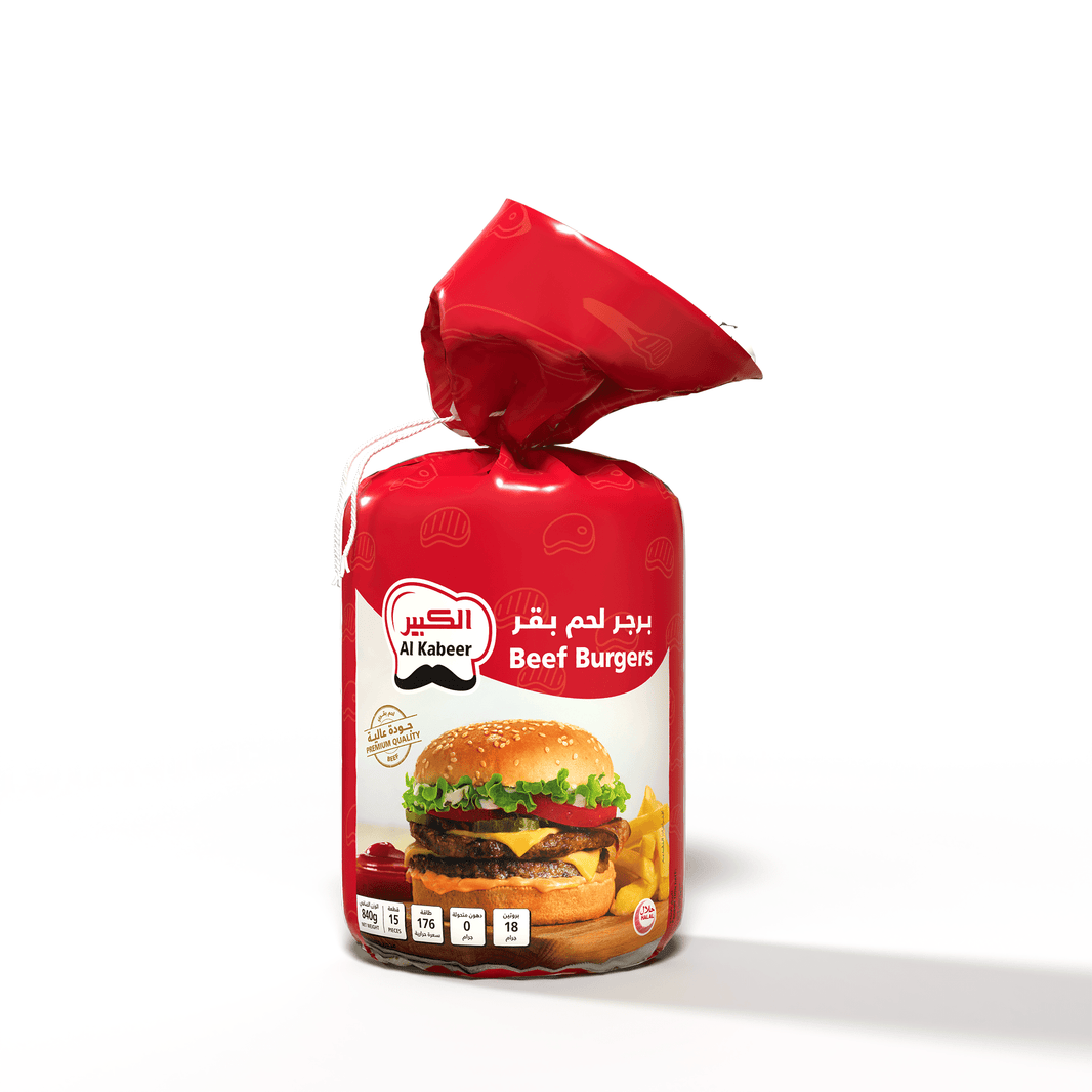 Al Kabeer Beef Burger, 840g
