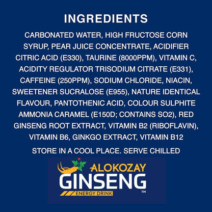 Alokozay Ginseng Energy Drink, 250ml