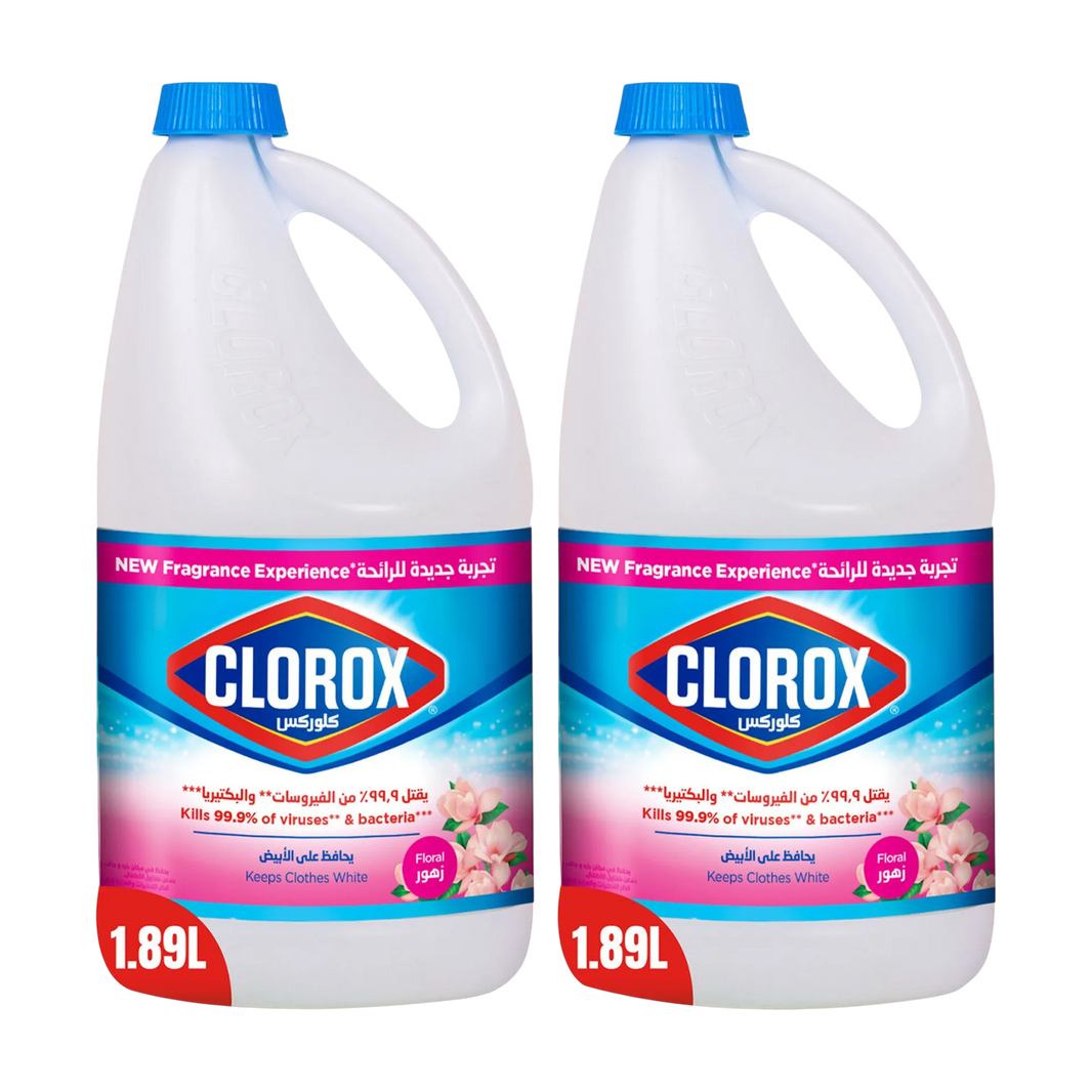 Clorox Floral Liquid Bleach, 2x1.89L