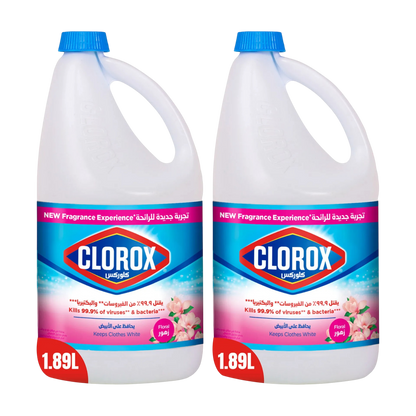 Clorox Floral Liquid Bleach, 2x1.89L
