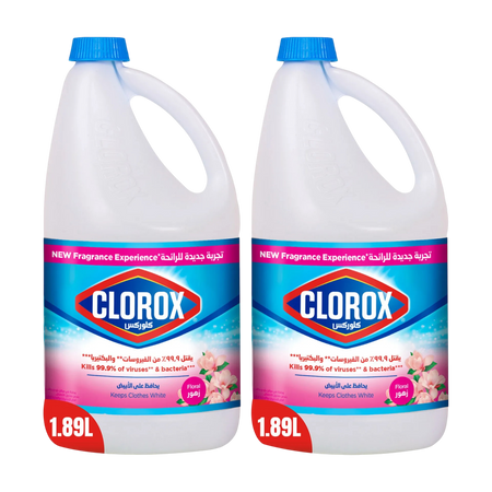 Clorox Floral Liquid Bleach, 2x1.89L