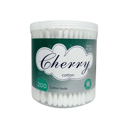 Cherry Cotton Buds, 200 Pieces