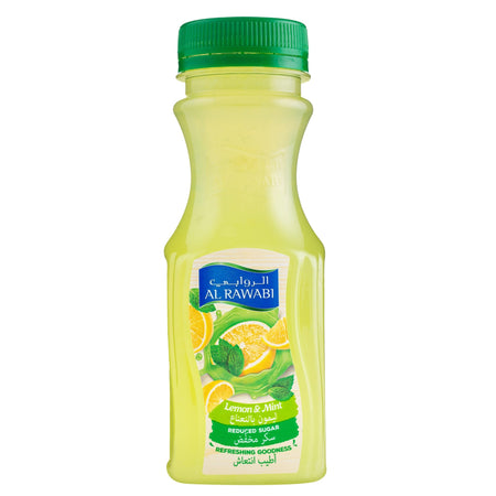 Al Rawabi Lemon with Mint Juice, 200ml