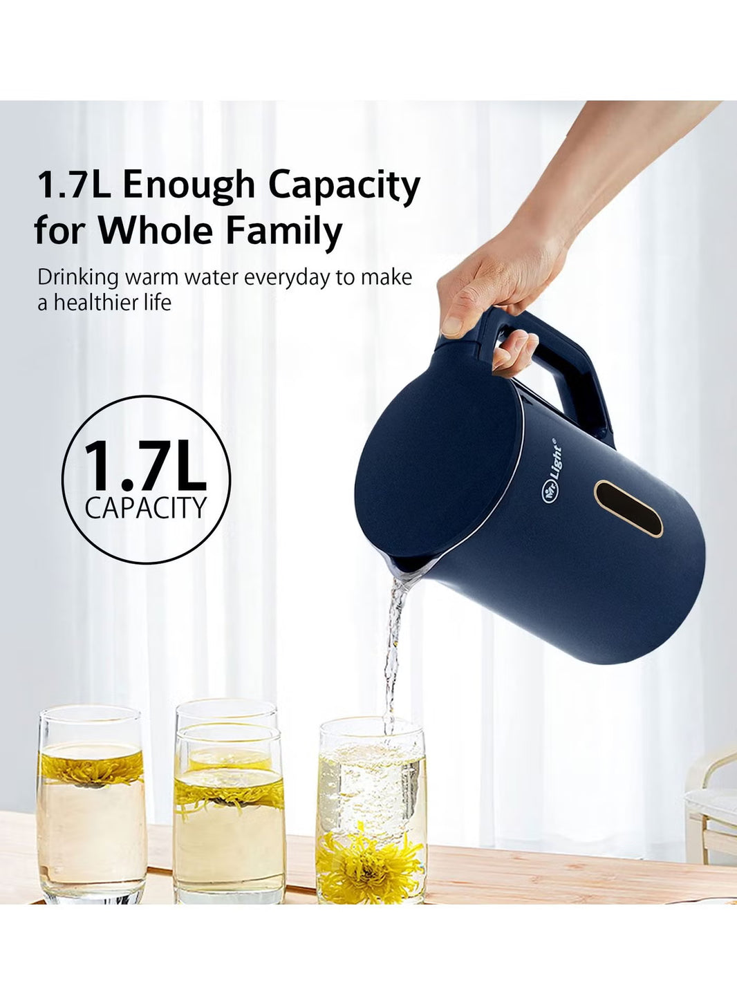Mr. Light Electric Kettle Mr.2610, 1.7L
