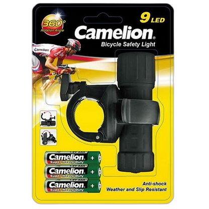 CAMELION BICYCLE SAFERTY LIGHT 9LED