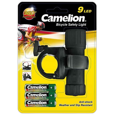 CAMELION BICYCLE SAFERTY LIGHT 9LED