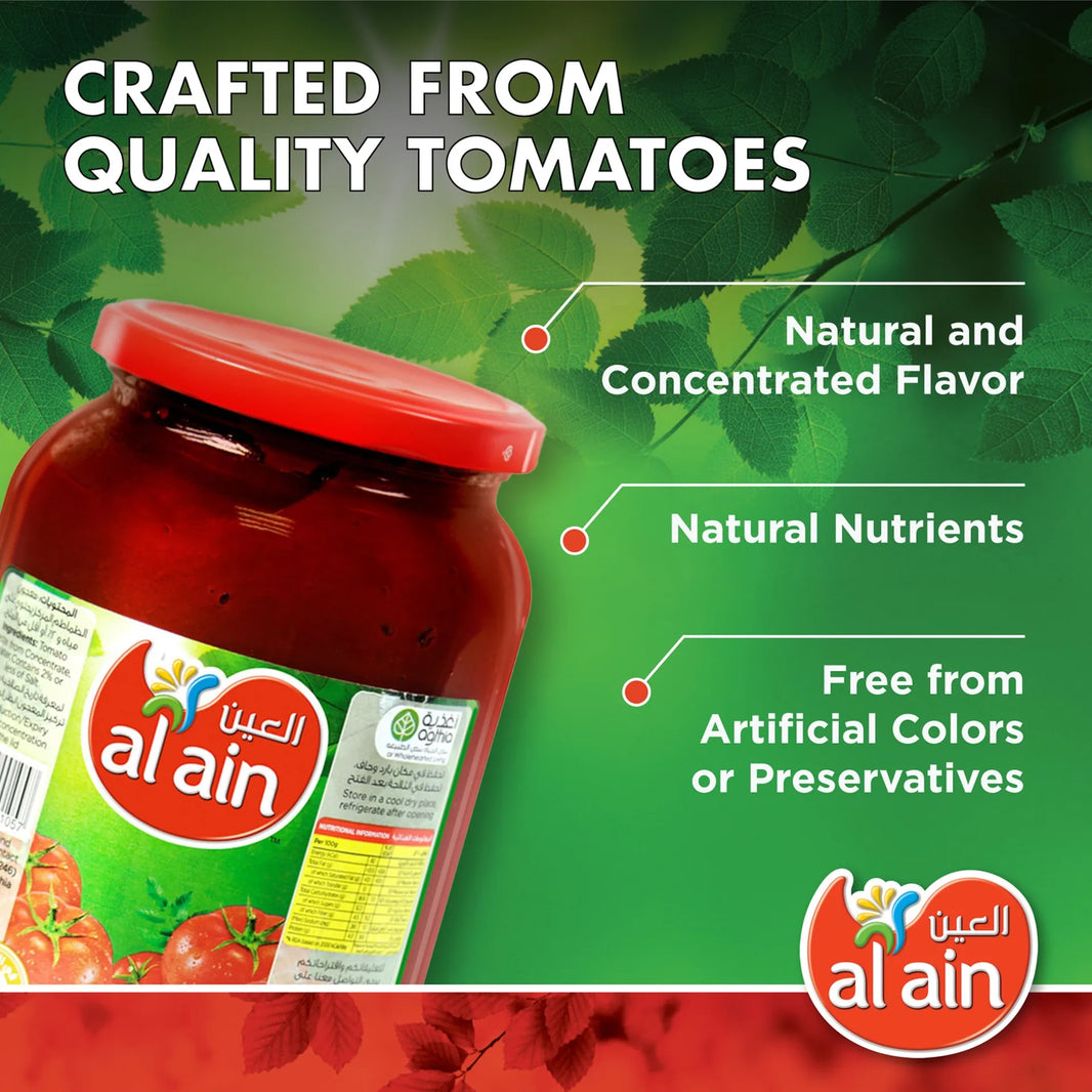 Al Ain Tomato Paste, 2x1100g