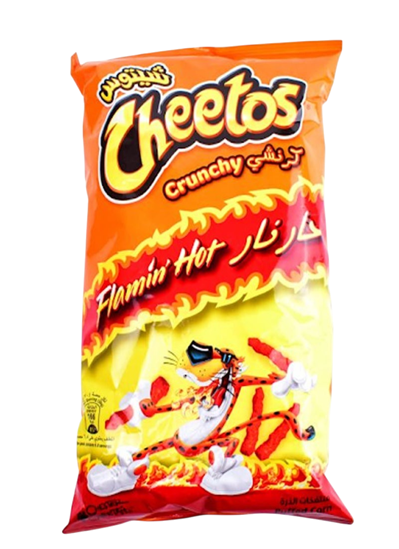 Cheetos Crunchy Flamin Hot Chips, 210g
