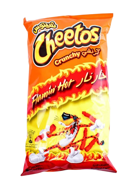 Cheetos Crunchy Flamin Hot Chips, 210g
