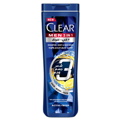 CLEAR MEN 3 IN1 SHAMPOO 400ML