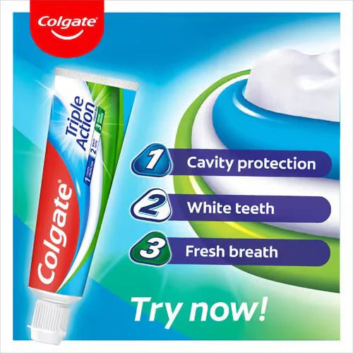COLGATE TRIPLE ACTION TPASTE 50ML