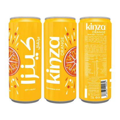 Kinza Orange Soft Drink, 250ml