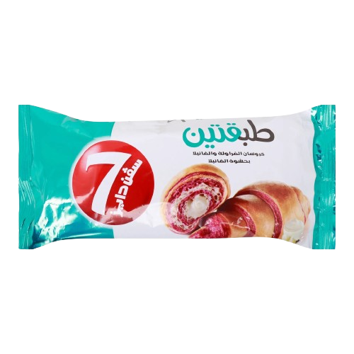 7 Days Strawberry & Vanilla Cream Croissant, 90g