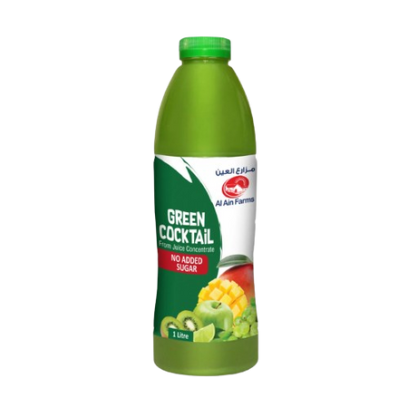 Al Ain Green Cocktail Juice 1L No Added Sugar