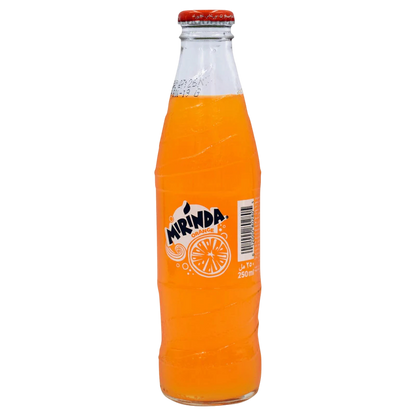 Mirinda Orange Soft Drink Glass Bottle, 250ml