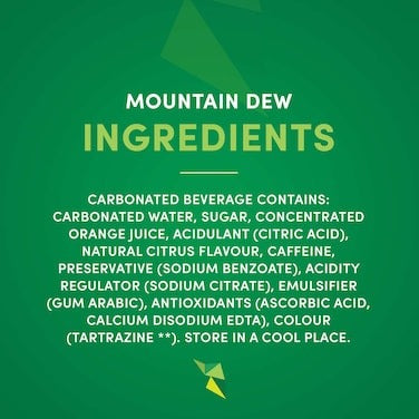 Mountain Dew Soft Drink Bottle 2.28L