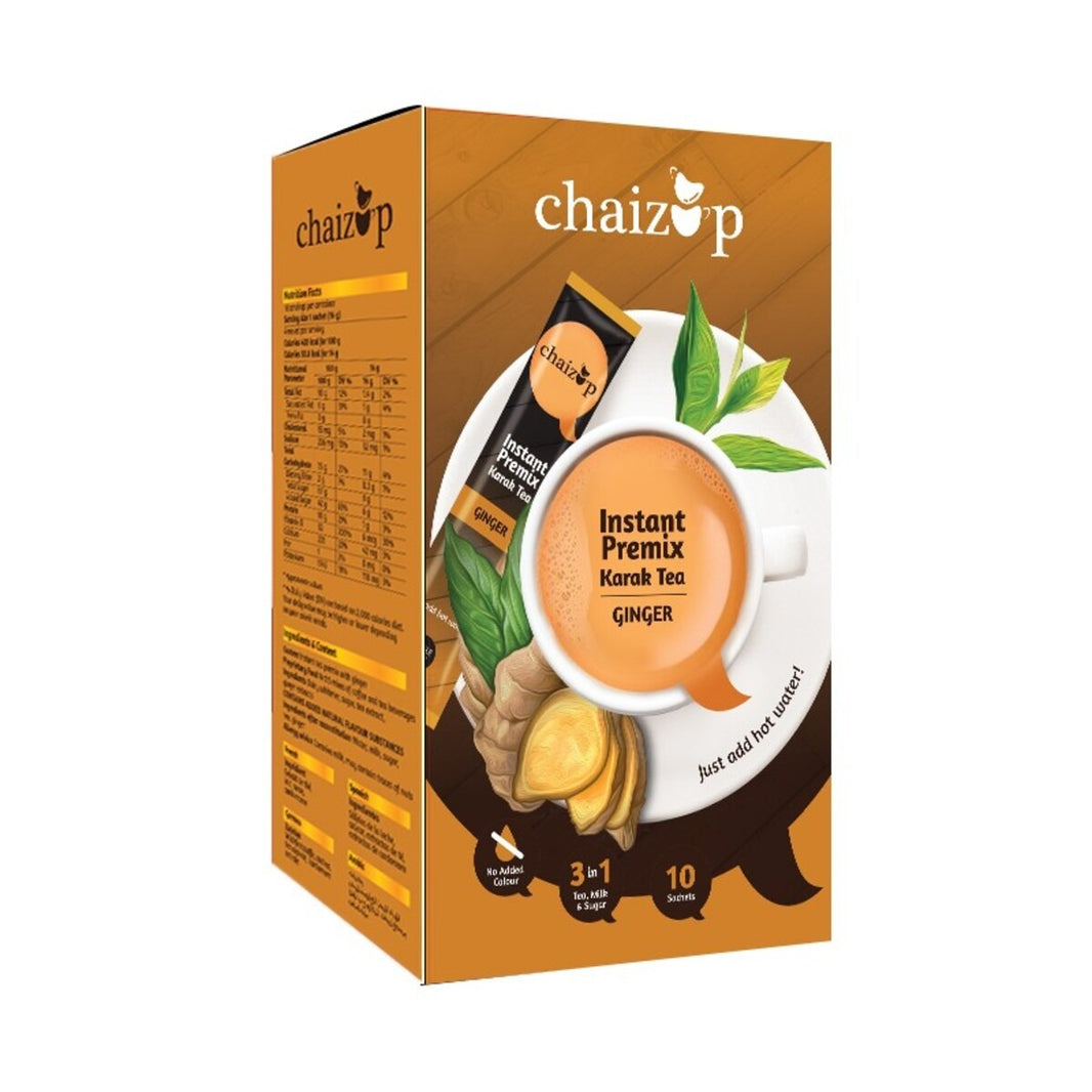 Chaizup Ginger Instant Karak Tea, 10x20g