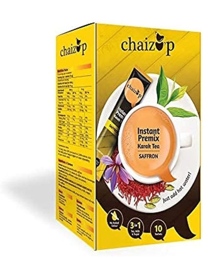 Chaizup Safron Tea Premix, 10x20g