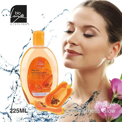 Bioluxe Papaya Fairness Glow Facial Cleansing Toner 225ml
