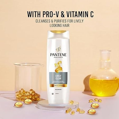 Pantene Advanced Lively Clean Hair Shampoo, 400ml