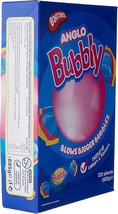 Barratt Anglo Bubbly Toffee (x120) 685g