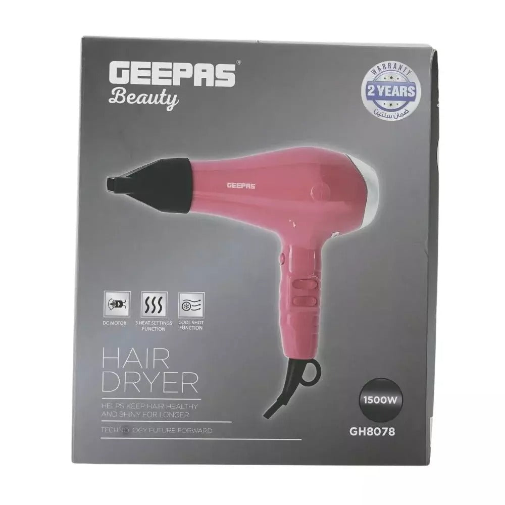 Geepas Hair Dryer 1500W GH8078