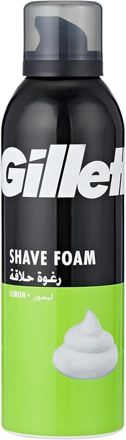 Gillette Lemon Lime Shaving Foam, 200ml