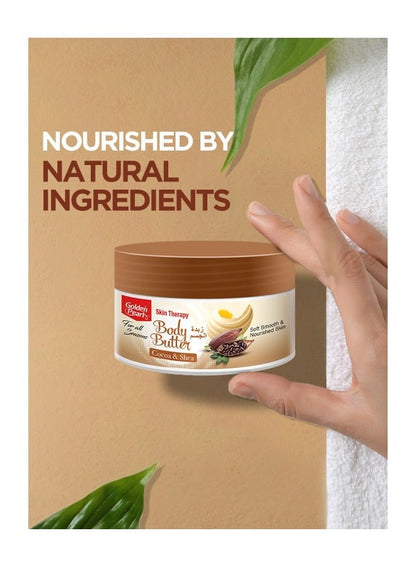Golden Pearl Cocoa & Shea Body Butter, 200ml