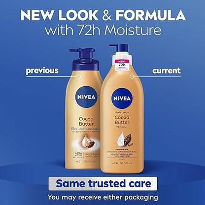 Nivea Cocoa Butter with Deep Moisture Serum Body Cream, 200ml