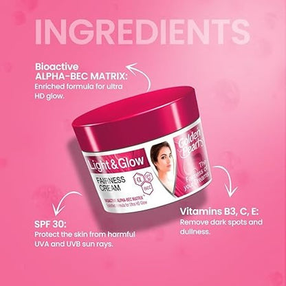 Golden Pearl Light & Glow Fairness Cream 70Ml
