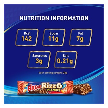 Tiffany Wafer Break Rizzo Caramel, 12x28g