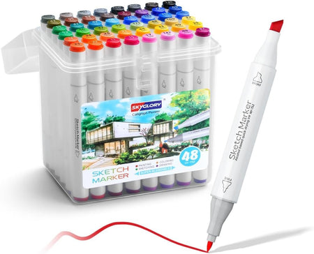 Skyglory Artists Marker 48 Pieces