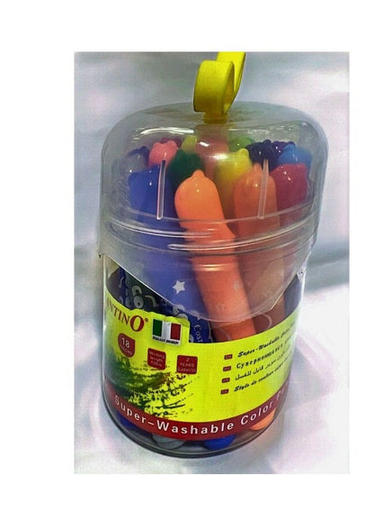 Costantino Co-705-18 Washable Colour Pens, 18 Pieces