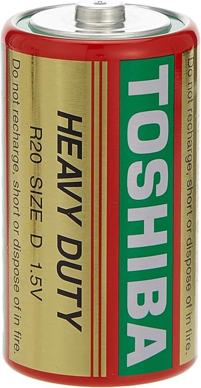 Toshiba Heavy Duty D2 Batteries 2 pcs