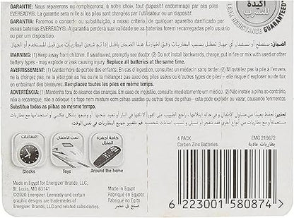 Eveready Super Heavy Duty AAA Batteries, 4+2 Pieces