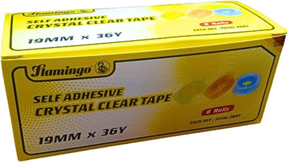 Flamingo Crystal Clear Tape, 100 Yards