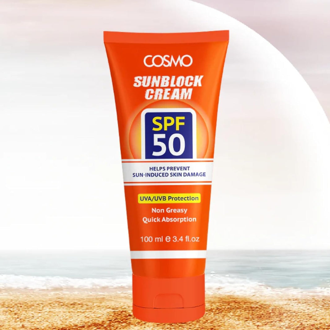 Cosmo Sunblock Cream with Spf50, 100ml