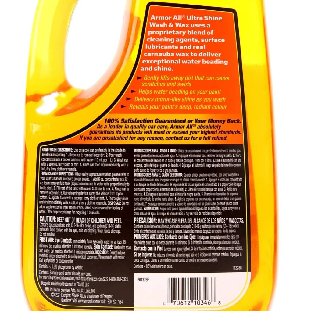 Armor All Ultra Shine Wash and Wax 1.89L