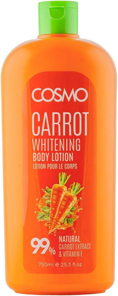 Cosmo Carrot Whitening Body Lotion, 750ml