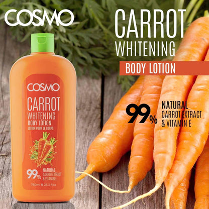 Cosmo Carrot Whitening Body Lotion, 750ml