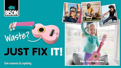 Bison Waterproof Transparent Adhesive for Vinyl & Plastics, 25ml