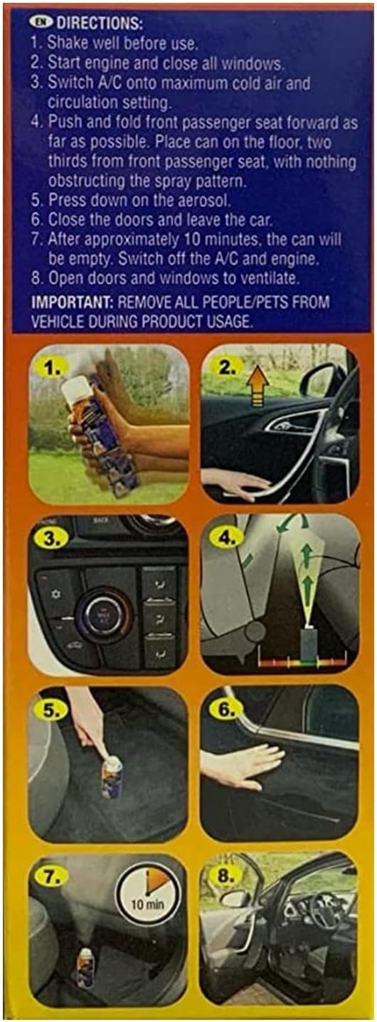 Armor All Odour Eliminator with Midnight Air Scent, 150ml