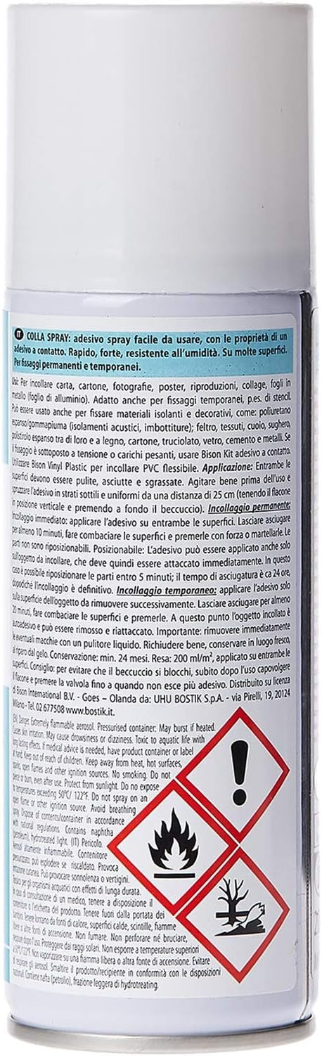 Bison Kit Spray Adhesive, 200ml