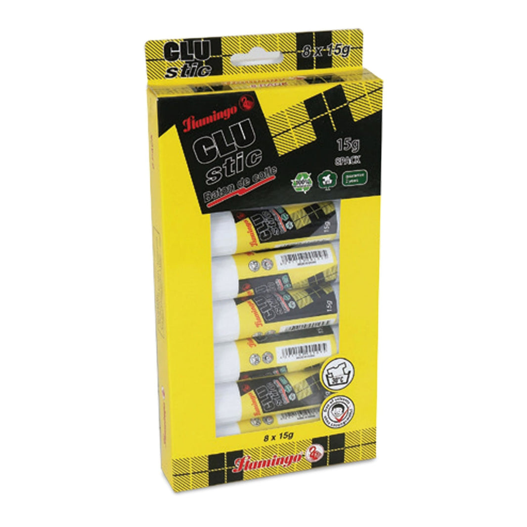 Flamingo Glue Stick, 8x15gm GS15